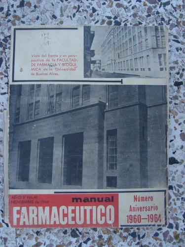 Manual Farmaceutico Nro Aniversario 1960/64 (72)