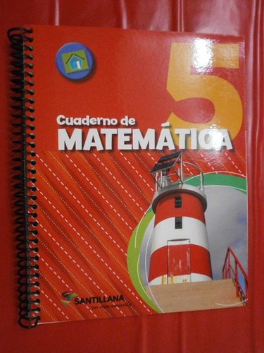 Cuaderno De Matemática 5 Santillana En Movimiento Como Nuevo