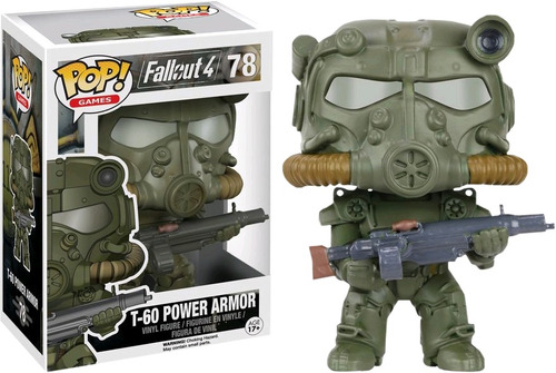 Funko Pop Fallout 4 Army Green T-60 Power Armor Exclusivo