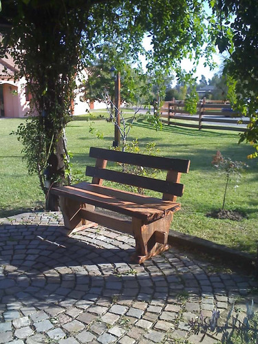 Imagen 4 de 9 de Banco De Madera Dura Quebracho Para Exterior.