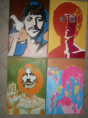 Poliptico Beatles Estilo Warhol