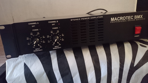 Potencia Macrotec Maxpro 300w Professional 300wts P/ Canal