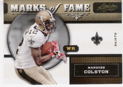 2011 Absolute Marks Of Fame Marques Colston Saints