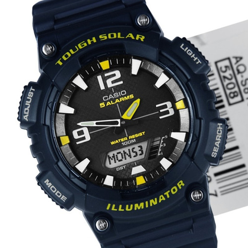 Reloj Casio Tough Solar Aq-s810w-2av  - 100% Original