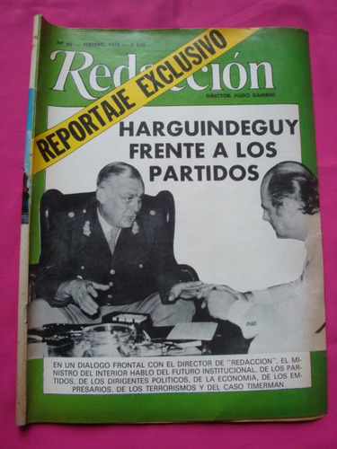 Revista Redaccion Nº 60 Febrero 1978 Harguindeguy