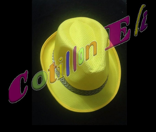 Cotillon Pack X 24 Sombreros Tanguero Guapo Tango Fluo