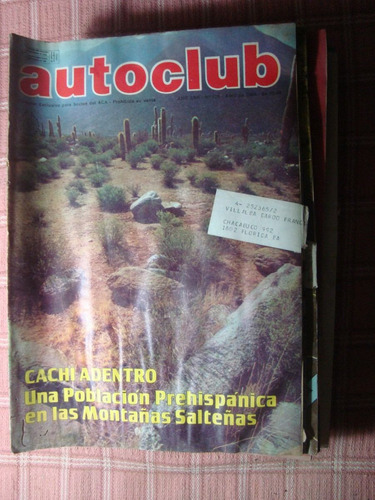 Revista Autoclub 126 1984 Carburador Electrónico El Antropor