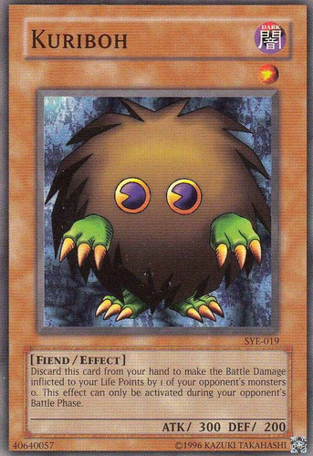 Carta Yugioh Kuriboh