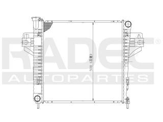 Radiador Jeep Liberty 2005-2006 L4 2.4/2.8lts Automatico