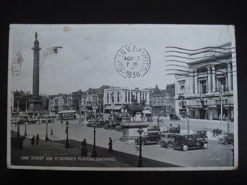 Postal Line Street And St Georges Plateau Liverpool