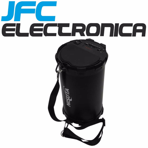 Parlante Bluetooth Portable Nisuta 15w Rms Fm Usb Sd Aux