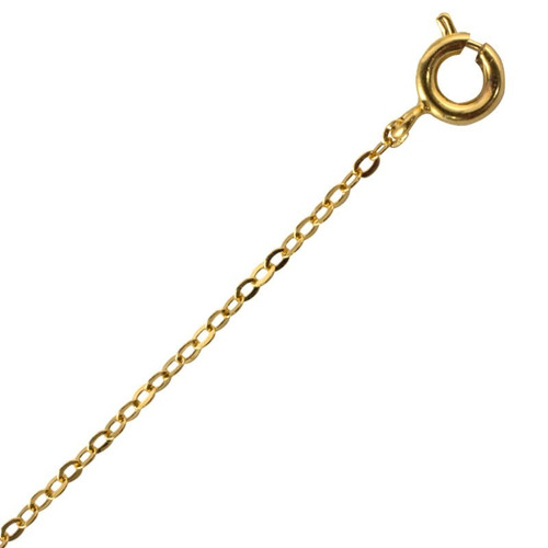 Corazon Doble Con Cadena Chapa De Oro 22 K
