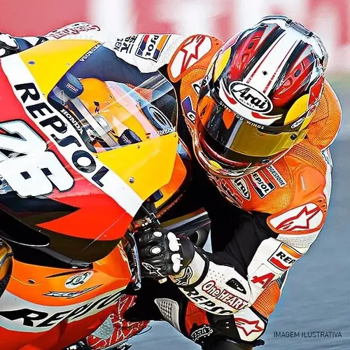 Capacete Arai Rx-7 Gp Dani Pedrosa | MercadoLivre