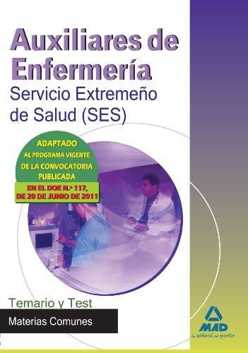 Auxiliares De Enfermería Del Servicio Extremeño Envío Gratis