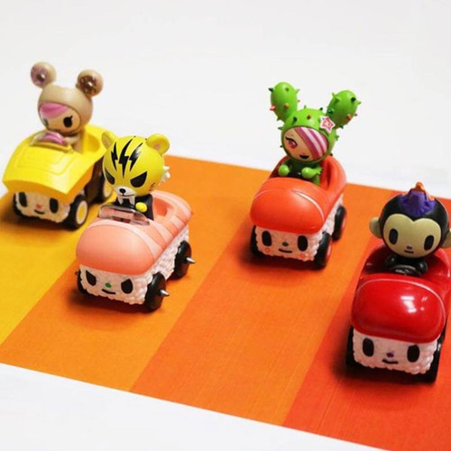Sushi Car Tokidoki Popcorn Guy Octo-cart Carro En Caja