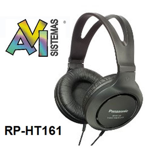 Panasonic Rp-ht161 Auricular Estudio Negro Gtía. Oficial