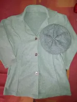 Comprar Saco Abrigo Polar Mas Gorro De Lana Usados Niña 4 A 6 Años