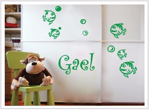 Imagen 6 de 9 de Tu Nombre En Vinilo | 100x25cm | Decorativo | Vinilo Design