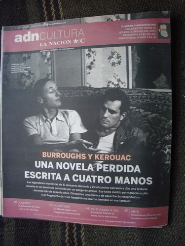 Revista Adn Cultura La Nación. Burroughs Kerouac John Gray