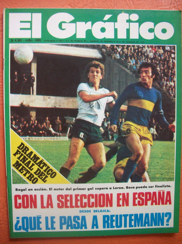 El Grafico 2849 14/5/1974 Seleccion Reutemann Metropolitano