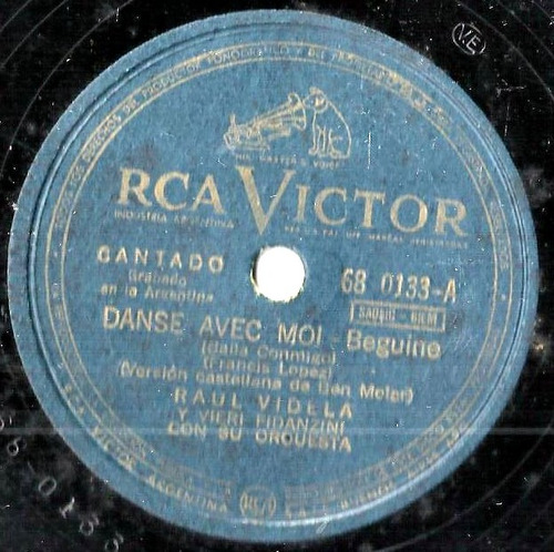 Raul Videla Y Vieri Fidanzini - Rca Victor 68-0133    78 Rpm