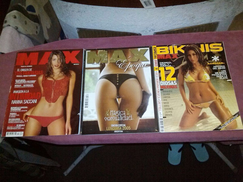 Lote De 3 Revistas Max.