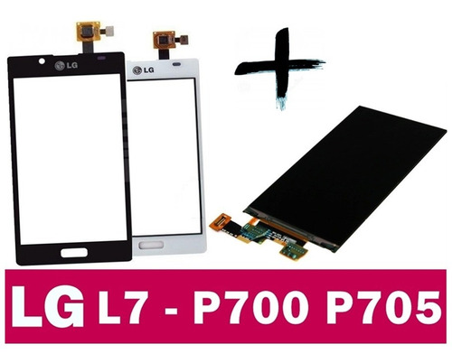 Display Lcd + Tela Touch Screen LG L7 P700 P705 P705f