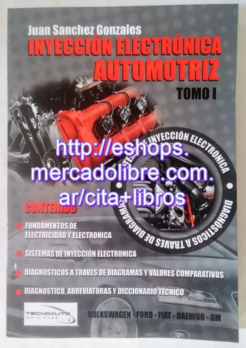 Libro: Manual Inyección Electrónica Automotriz 1 - Tecnoauto