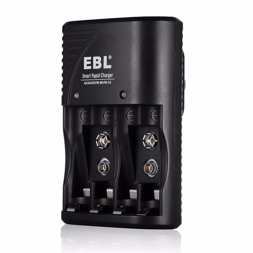 Cargador Ebl 9v Aa Aaa New In B O X 3 En 1