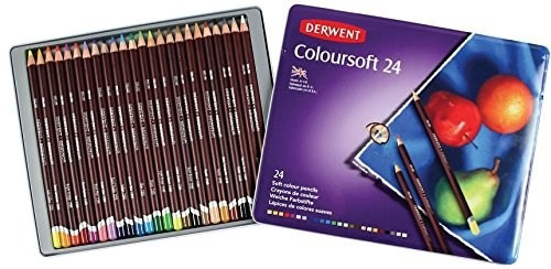 Lápices De Colores Coloursoft  Derwent Por 24 Unidades