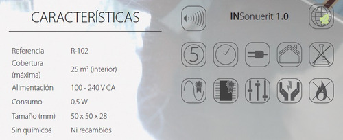 Imagen 4 de 5 de Repelente Anti Zancudos Hogar Radarcan R-102