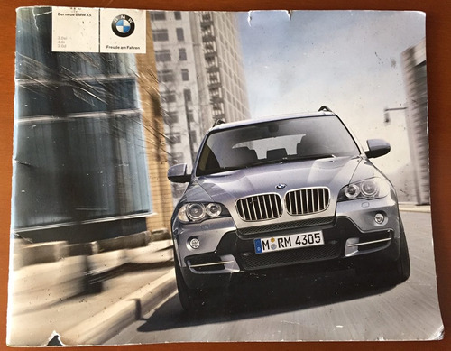 Catálogo Booklet De Colección - Bmw X5 E70 - En Alemán