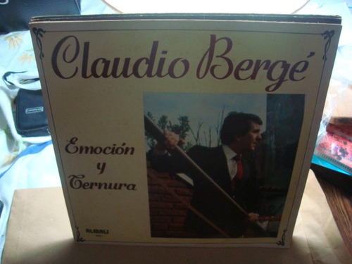 Vinilo Disco Claudio Bergé Emocion Y Ternura Tango