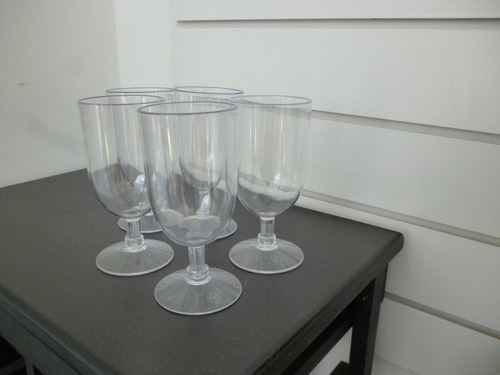 Copas De Plastico Cristal Descartables