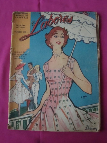 Revista Suplemento Mensual De Vosotras Octubre De 1955