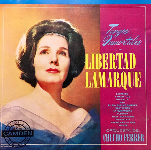 Cd Libertad Lamarque Tangos Inmortales Vol V I - Nuevo