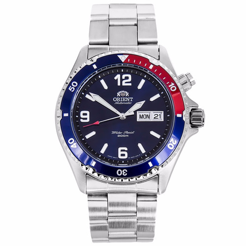 Relógio Orient Automatico Mako Fem65006dw Pepsi Mergulho