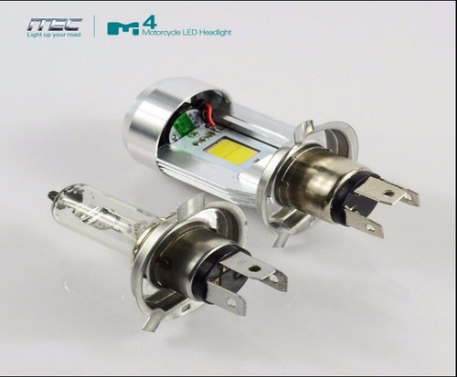 Imagen 7 de 9 de Luces Bombillo Led Para Motos Ultima Generacion H4