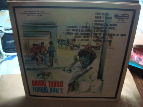 Vinilo Disco Anibal Troilo Y Floreal Ruiz Vol 2 Tangos