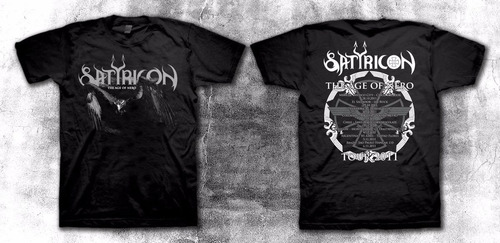 Satyricon - The Age Of Nero - Tour 2011 - Remera