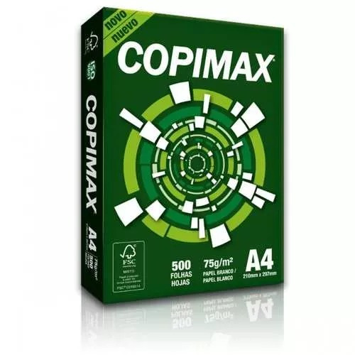 Papel Sulfite Copimax A4 500 Folhas 210mm X 297mm - 75g/m2