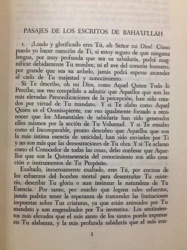 Pasajes De Los Escritos De Bahá'u'lláh - Editorial Bahá'í (Usado)