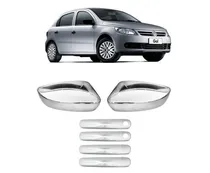 Comprar Kit Aplique Cromado Capa Retrovisor Macanetas Gol G5 Voyage