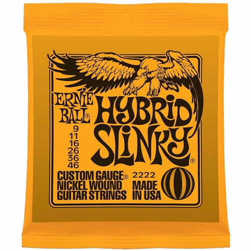 Encordado Eléctrica Ernie Ball Hybrid Slinky 9 - Plus