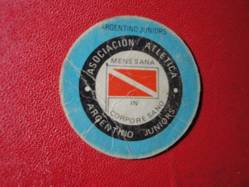 Figuritas Argentinos Juniors Escudo Raspagol 1986