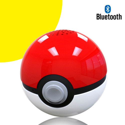 Parlante Bluetooth Pokebola Pokemon Radio Manos Libres 7.5cm