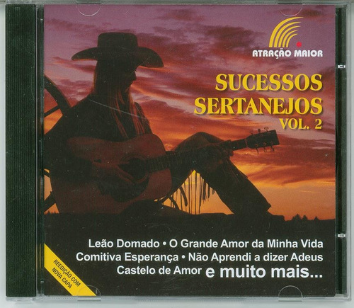 Cd Sucessos Sertanejos Vol.2