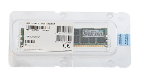 Memoria Servidor Hp G8 G9 16gb Ddr3 2rx4 Pc3l-12800r 16gb.