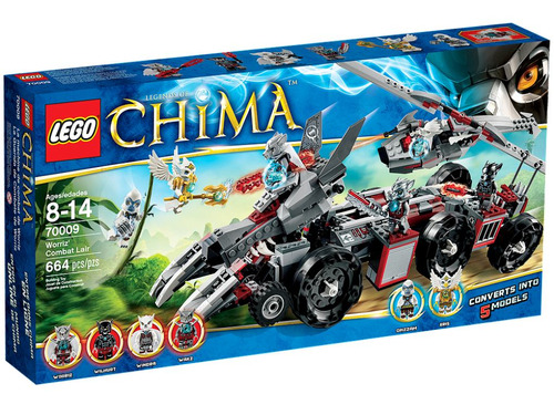 Juego Lego Para Armar Guarida De Combate Worriz 70009