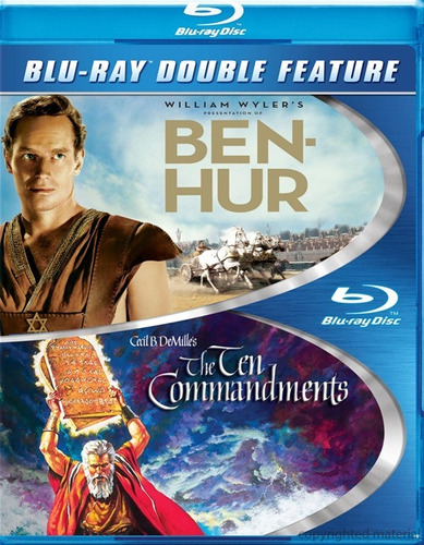 Blu-ray Ben Hur + The Ten Commandments: Los 10 Mandamientos